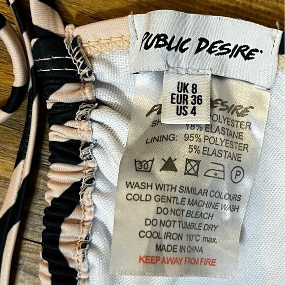 Public desire- 2 pc bikini in black and white - Picture 4 of 4